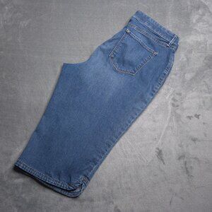 Gloria Vanderbilt Womens All Around Slimming Effect Skimmer Jeans 16 Medium Wash